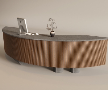Modern Reception Desk-ID:614316946