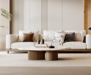 New Chinese Style Sofa Combination-ID:239079057