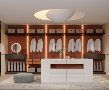 Modern Clothes Storage Area-ID:754709275