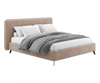 Modern Double Bed-ID:268445974