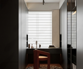 Modern Clothes Storage Area-ID:377607114