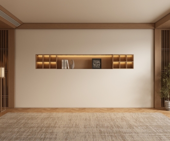 New Chinese Style TV Wall-ID:173551088