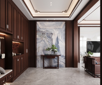 New Chinese Style Hallway-ID:534966958