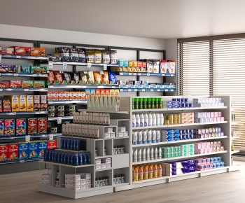 Modern Supermarket Shelf-ID:118732937