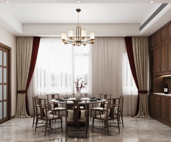New Chinese Style Dining Room-ID:290322078