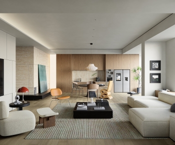 Modern A Living Room-ID:754481085