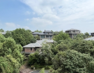 现代白天小区别墅外景-ID:730304006