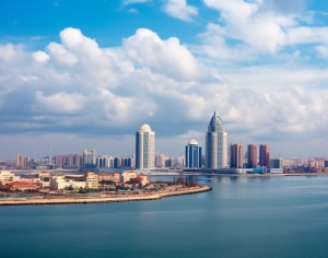 现代海边城市外景-ID:473691945
