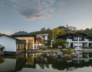 新中式别墅庭院外景-ID:271918069