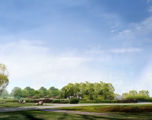 现代白天公园外景-ID:6307268