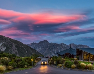 傍晚夕阳公路风景-ID:6307355