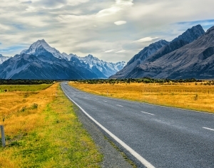现代秋天道路风景-ID:6307424