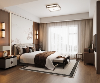 New Chinese Style Bedroom-ID:484514005