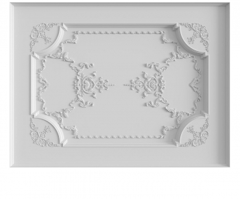 French Style Suspended Ceiling-ID:372562891