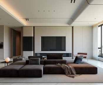 Modern A Living Room-ID:990294932