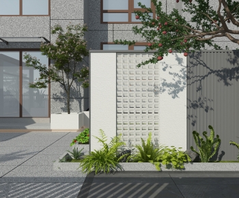 Modern Courtyard/landscape-ID:827060946