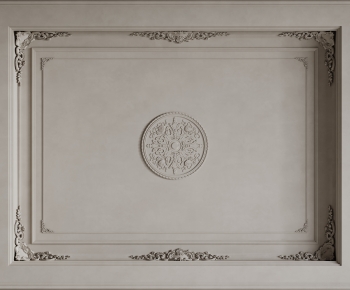 French Style Suspended Ceiling-ID:393836987