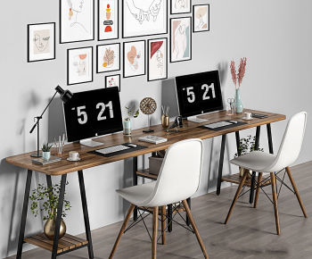 Nordic Style Computer Desk-ID:560225963