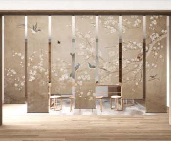 New Chinese Style Door Curtain-ID:160760934