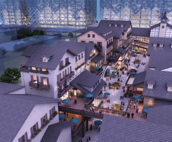 New Chinese Style Commercial Street-ID:341945896