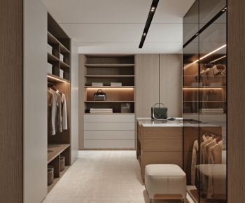 Modern Clothes Storage Area-ID:863838913