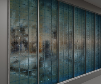 Modern Glass Screen Partition-ID:886840837