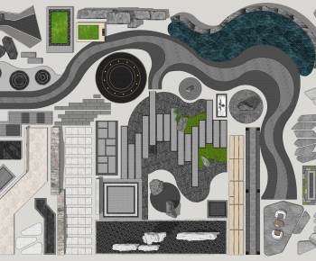 New Chinese Style Garden-ID:254225024