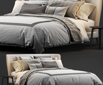 Modern Double Bed-ID:887866028