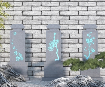 New Chinese Style Sculpture Sketch-ID:257503997