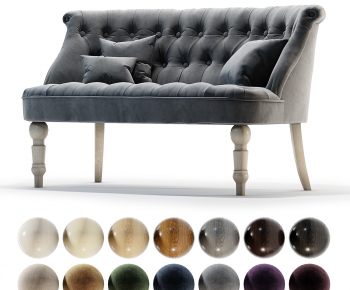 French Style A Sofa For Two-ID:643827929