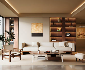 Modern A Living Room-ID:257985122