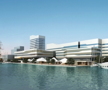 Modern Appearance Of Commercial Building-ID:609605077