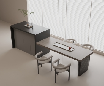 Modern Dining Table And Chairs-ID:120678907