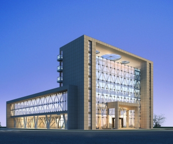 Modern Appearance Of Commercial Building-ID:610058073