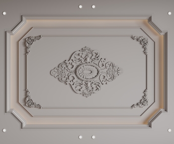 French Style Suspended Ceiling-ID:348830235
