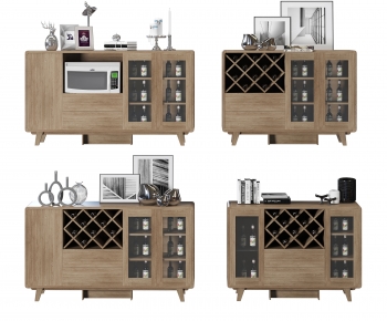 Nordic Style Wine Cabinet-ID:634107116