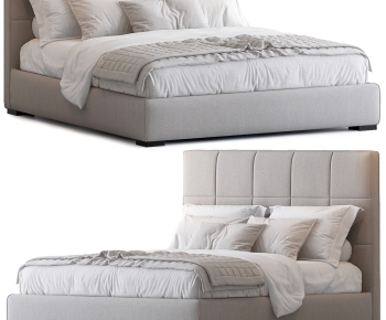 Modern Double Bed-ID:540878062