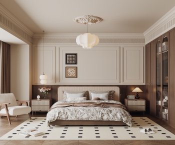 French Style Bedroom-ID:611753946