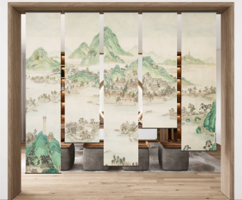 New Chinese Style Door Curtain-ID:470680001