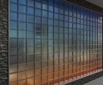 Modern Glass Screen Partition-ID:596416009