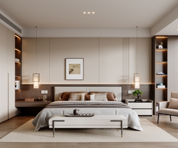 New Chinese Style Bedroom-ID:302158121