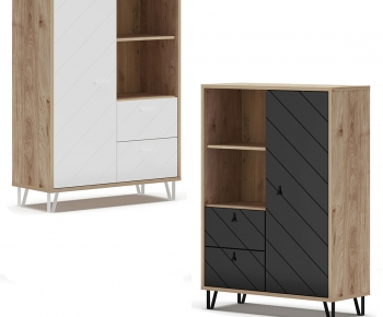 Nordic Style Side Cabinet-ID:387207982