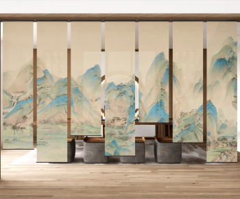 New Chinese Style Door Curtain-ID:656981956