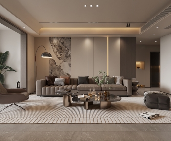 Modern A Living Room-ID:919344903