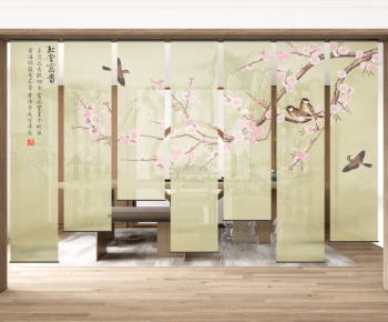 New Chinese Style Door Curtain-ID:130424021