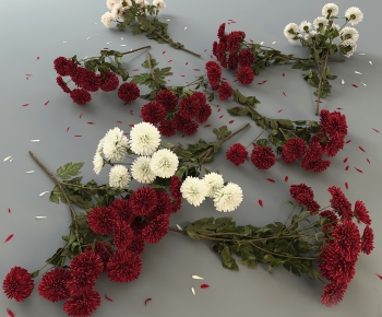 Modern Flowers And Grass-ID:162600996