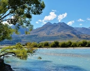 现代森林湖泊风景-ID:6308232
