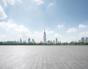现代白天城市广场外景-ID:245373016