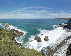现代海边礁石风景-ID:6308684