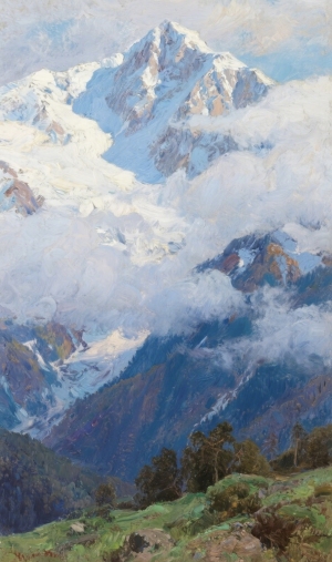 现代雪山风景-ID:691568977
